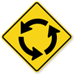 Circular Intersection (Symbol)   Traffic Sign