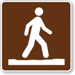 Stay on Trail, MUTCD Campground Guide Sign