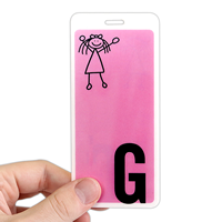 Letter G WithGirl Stick Figure