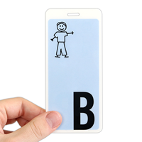Letter B With Boy Stick Figure