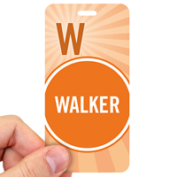 Walker Pass Backpack Wavy Stripes Design Tags