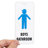 Boys Bathroom Restroom Hall Pass ID