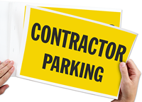 Contractor Parking Signs Book