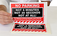 No Parking. Not 5 Minutes. Not 30 Seconds. Not At All!
