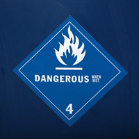 Dangerous When Wet Vinyl HazMat Labels