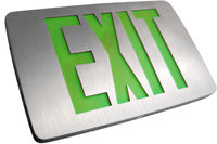 Thin Die-Cast Aluminum Exit Sign, SKU - EXIT-301-THIN