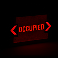 Occupied LED Exit Sign