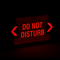 LED Do Not Disturb Exit Sign