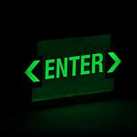 LED Exit Sign with Battery Backup