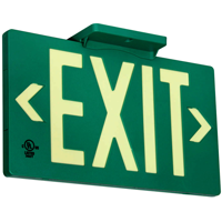 Molded Plastic Exit Sign