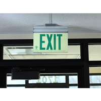 Acrylic Green Exit Sign