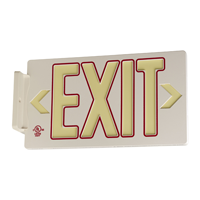 Red Molded Exit Sign