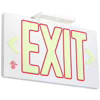 Molded Plastic Exit Sign