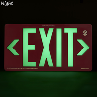 Photoluminescent Recycleable Exit Sign