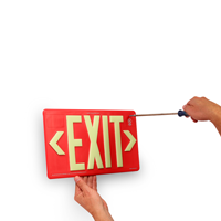 Non-Toxic Exit Sign