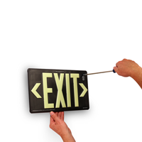Non-Toxic Exit Sign