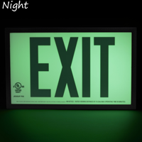 Green Acrylic Framed Exit Sign