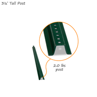 3.5' Tall Baked Enamel Post
