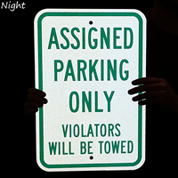 Violators Will Be Towed Assigned Parking Only Sign