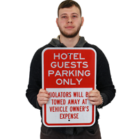 Reserved Parking,For Hotel Guest Only