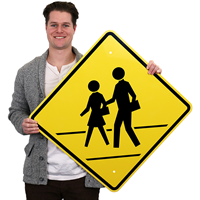 Pedestrian Crossing Symbol Signs