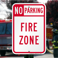 Parking Sign,Fire Zone Sign