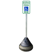 Sign Post Base Weight