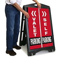 Valet/Self Parking Sign