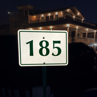 Personalized Address Lawnpuppy Sign