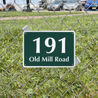 Personalized Address Sign with Number and Street