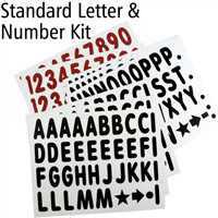 Standard Number and Letter Revitalizer Kit for QuickBoss Frames