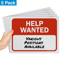 Help Wanted Sign Pack