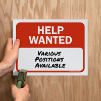 Job Vacancy Sign Kit for Hiring
