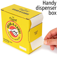 Hot Package Shipping Grab-a-Label in Dispenser Box