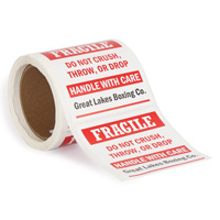Personalized Fragile Warning Labels