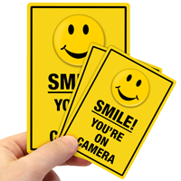 Smile! You're On Camera Label