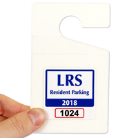 Blank Parking Permit