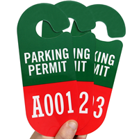 Parking Permit - Sequentially Numbered