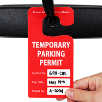 Jumbo Rearview Mirror ToughTag