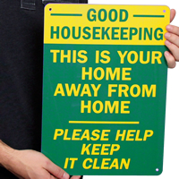 Good Housekeeping This Is Home Away Signs