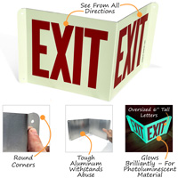 3D Exit sign