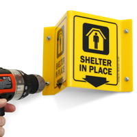 Emergency Shelter Projection Sign