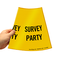 Survey Party Road Traffic Sign