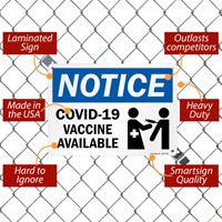 Vaccine Safety Notice Sign