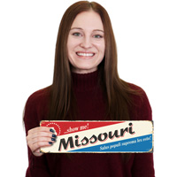 Vintage Missouri sign