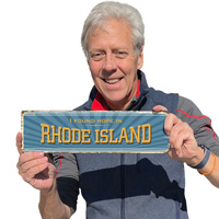 Rhode Island pride vintage sign