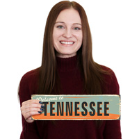 Vintage Tennessee welcome sign