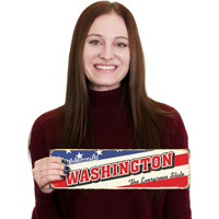Washington Vintage Welcome Sign