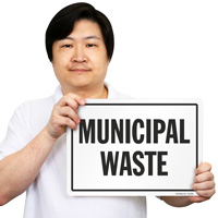 Municipal waste decal