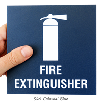 Fire Extinguisher Sign, with Graphic